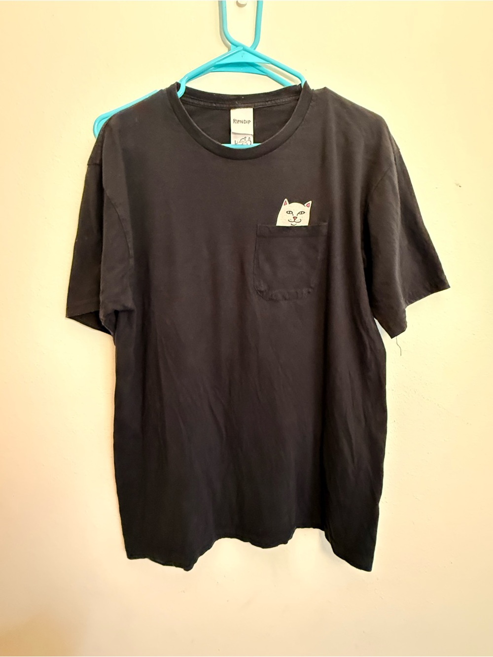 Ripndip Black Pocket Cat Tee